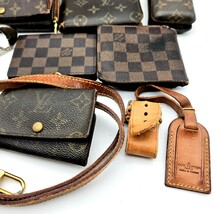 1円～ LOUIS VUITTON ルイヴィトン 財布 バックル ストラップ ロゴチャーム キーホルダー キーケース ポワニエ(ネームタグ)等 まとめ_画像5