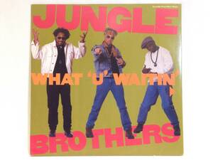 ◆664◆JUNGLE BROTHERS / WHAT‘U’WAITIN'‘4’ / LP レコード / 洋楽 HIP-HOP RAP / ジャングルブラザーズ ヒップホップ ラップ