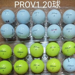 【値下げ】タイトリスト PRO V1 ロストボール20球