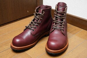 Danner ダナー 6’ROUND HALFLUG RBR D511015 ハーフラグ グレインレザー ワークブーツ US8　メンズ　