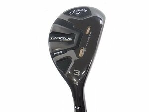 ■キャロウェイ■ROGUE ST PRO■3U■20■S■Fujikura MC 80 for CW■美品■1円～