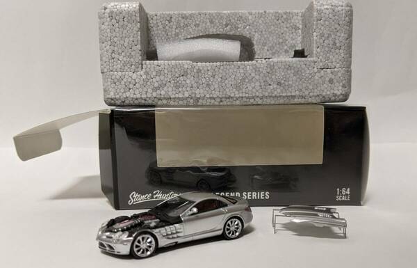 1/64 Stance Hunters Mercedes SLR Mclaren Silver