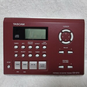 TASCAM(タスカム) CD-GT2 ギター練習 CDプレーヤー チューナー 小型 コンパクト ポータブル キーチェンジ スピード・テンポチェンジ