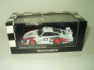 PMA Porsche 935/78 &#34;MOBY DICK&#34; #43 1978 LeMans / 1978ルマン ポルシェ 935/78 モビーディック ( 1:43 )