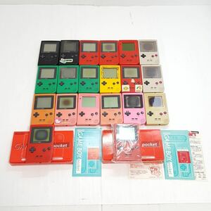 11) ゲームボーイポケット 本体 20台 まとめ売り 動作未確認 ジャンク GBP MGB-001 GAMEBOY Pocket Nintendo ニンテンドー　console