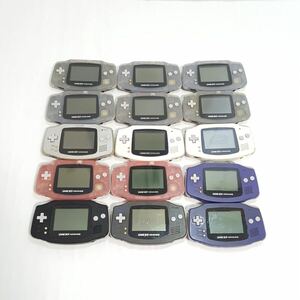 32) Game Boy Advance body 15 pcs set sale operation not yet verification Junk GBA AGB-001 GAMEBOY advance Nintendo Nintendo console