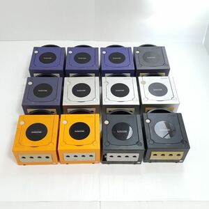 30) ゲームキューブ 本体 DOL-001 計12台セット まとめ 動作未確認 ジャンク 任天堂 Nintendo ニンテンドー game cube GC console