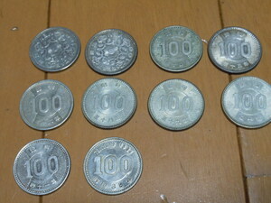100円銀貨（稲、鳳凰、オリンピック）コンプリート　計10枚