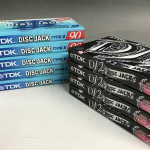 UNY11/14 新品未使用 TDK DISK JACK TYPEⅡ 70/4本 90/5本 まとめて 9本 ハイポジ HIGH POSITION 70分 90分 カセットテープ 