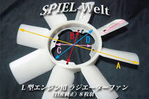 日産純正 L型 ラジエーターファン【8枚羽】（クーリングファン）■L6,L28■旧車,ハコスカ,S30Z,S130Z_画像2