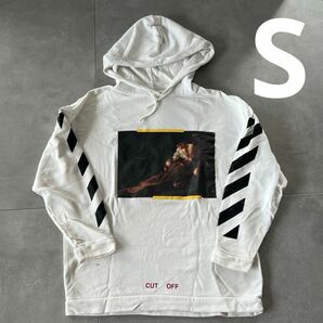 off-white バイアスグラフィック オーバーサイズパーカー