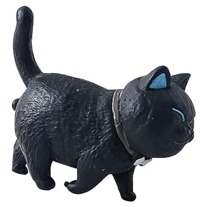 ◆引き出し 取っ手 つまみ キャビネット 取手 良質の銅製 頑丈 耐久性 かわいい 装飾 1個入り 黒猫