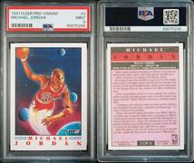 1991 Fleer PRO−VISSIONNSMichael Jordan PSA鑑定: PSA-9超美品 マイケル・ジョーダン_画像5