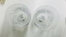 Y 未使用保管品 BOHEMIA クリスタルガラス ペア ワイングラス ボヘミアグラス ボヘミア GLASS ペア 2客セット_画像4