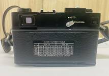 Y ミノルタ MINOLTA HI-MATIC E ブラックボディ ROKKOR-QF 40mm F1.7 レンジファインダーカメラ ジャンク_画像4