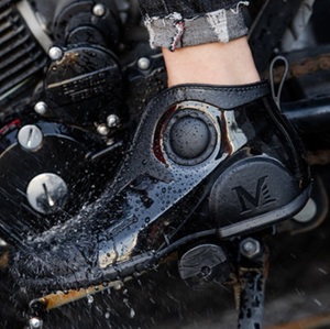  новый товар резиновые сапоги Schott длина мужской влагостойкая обувь мотоцикл обувь водонепроницаемый . скользить рабочая обувь сезон дождей меры уличный чёрный /26cm