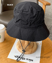 ソフト帽 新品 バケットハット UVカット帽子 防水 レディース 日よけ帽子 紫外線対策 あご紐付き 収納便利 男女兼用_画像2