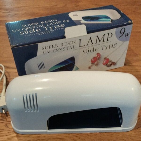 SUPER RESIN UV CRYSTAL LAMP 9w★スーパーレジンUVクリスタルランプ　ネイルランプ　ジェルネイル