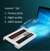 Ac-99 新品 SSD 960GB Goldenfir SATA3 6 0Gbps 未開封 ノートPC デスクトップPC 内蔵型 パソコン 2 5インチ 高速 NAND TLC_画像7