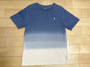 送料無料☆ラルフローレン　半袖Tシャツ　ボーイズL 160cm ブルー　美品