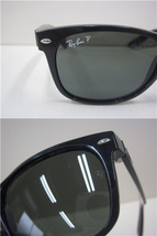 5E274NZ◎Ray-Ban/レイバン NEW WAYFARER ニューウェイファーラー RB2132　サングラス/メガネ　ブラック◎中古品_画像8