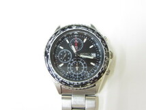 5D169NZ◎SEIKO CHRONOGRAPH 100M 7T92-0CF0 セイコー クロノグラフ メンズ 腕時計 稼働品 ベルト難あり◎中古_画像2