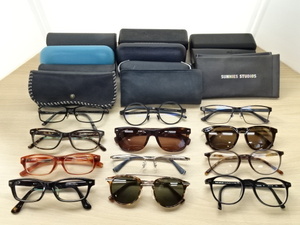 5M254SZ◎Ray-Ban/POLICE/BALLY/MYKITA/PINT GLASSES他 メガネフレーム サングラス 12点セット◎中古