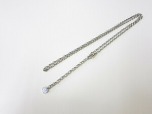 5D524NZ*GUCCI Gucci silver chain necklace only Ag925 Italy made * used [ free shipping ]