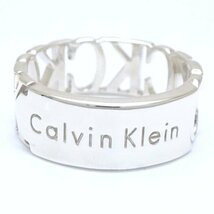 Calvin Klein カルバンクライン シルバー リング 指輪 17号 SV925/291791【中古】_画像7