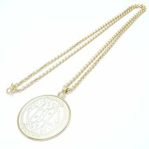 HERMES エルメス メダイユ カドリージュGM ネックレス GP ゴールドメッキ/291771【中古】_画像3