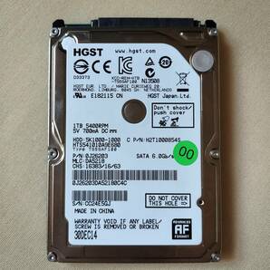 SONY ソニー製 nasne ナスネ 交換用HDD（ハードディスク） 1TB ほぼ新品の画像1