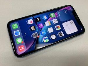 JN970 SIMフリー iPhoneXR ブルー 128GB ジャンク ロックOFF