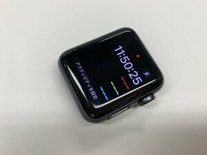 JO928 Apple Watch Series 3 GPSモデル 38mm アルミ スペースグレイ A1858 ジャンク ロックOFF