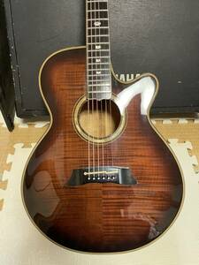 PT-120　DUAL　TAKAMINE　エレクトリック　アコ－ステックギタ－中古良品　音だし検品済