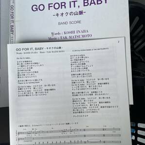 B‘z　GO　FOR　IT,BABY　キオクの山脈　新品古本未使用値引品ON16960-2-1