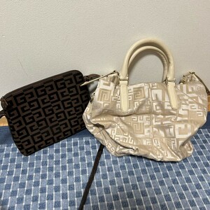 【豪華2点まとめ】Givenchy ジバンシー 4G ロゴ ショルダーバッグ ハンドバッグ まとめ セット