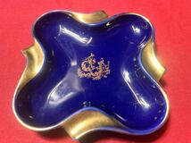 LIMOGES CASTEL リモージュ キャッスル 灰皿 金彩 フランス 小物入れ 小皿 現状品 10×10cm_画像6