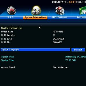 送料無料 Gigabyte LGA1150 Mini-ITX マザーボード GA-H97N-WIFIの画像4