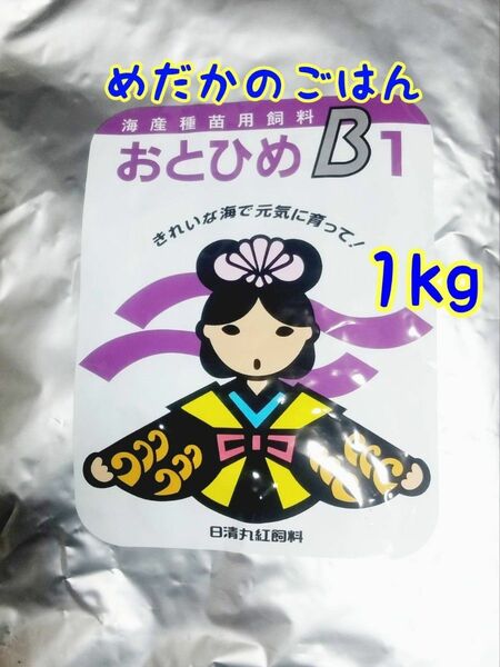 〇めだかのごはん おとひめB1 1kg グッピー 熱帯魚リパック品