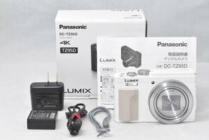 美品 Panasonic パナソニック LUMIX DC-TZ95D ホワイト 元箱 コンパクトデジタルカメラ