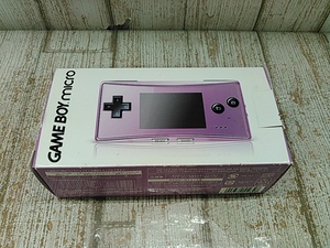 He1257-079![60] operation not yet verification Nintendo Game Boy Micro purple beautiful goods 