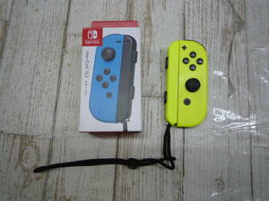 Ua9174-091♪【60】ジャンク品 Nintendo Switch Joy-Con ネオンブルー ネオンイエロー 2点セット