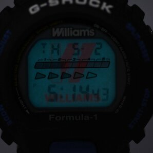 [未使用品] 稼働品【CASIO】カシオ G-SHOCK×Williams ウィリアムズ 1997年限定 rothmans williams renault DW-6600B 動作OK 中古品の画像4