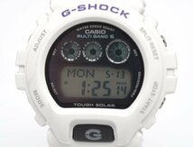 [レアモデル] 稼働品【CASIO】カシオ G-SHOCK GW-6900A-7JF ホワイト マルチバンド6 電波 タフソーラー 動作OK 未使用品_画像2