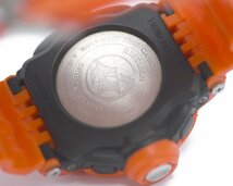 レアモデル [美品] 稼働品【CASIO】カシオ G-SHOCK GW-9200RJ-4JF Men in Rescue Orange RISEMAN レスキューオレンジ 中古品_画像9