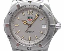 [美品] 稼働品【TAG Heuer】タグホイヤー プロフェッショナル200ｍ メンズ シルバー文字盤 WK1112 クォーツ 動作OK 中古品_画像2