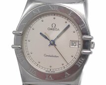 [中古品] 稼働品【OMEGA】オメガ コンステレーション メンズサイズ シルバー文字盤 稼働品 クォーツ 中古品_画像1