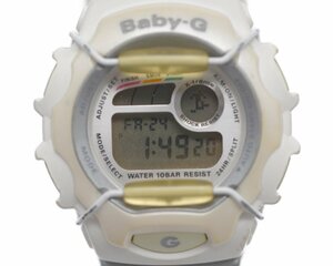 [中古品] 稼働品【CASIO】カシオ BABY-G BGX-140 レディース ホワイト クォーツ 稼働品 中古品