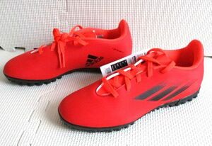 ADIDAS サッカーシューズ[X SPEED　FLOW4 TF J]（24) 新品！★