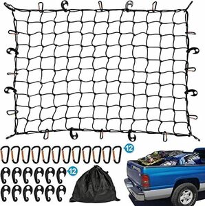 カーゴネット ラゲッジネット ルーフネット 天井 ルーフキャリア 90×120cm ツーリングネット 荷物落下防止